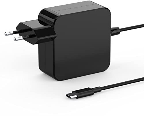 Caricatore USB C 65W Alimentatore Type C PC Portatile per Macbook Pro/Air, Lenovo Thinkpad, Huawei MateBook D14/D15, HP Spectre, ASUS Chromebook, Acer, Dell, Google, Samsung, Xiaomi Caricabatterie