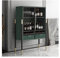 WAOCEO Weinregale Leichte luxuriöse Weinschrank freistehende Weinstaage Home Decoration Bar Schrank Multifunktionaler Spirituosenschrank for Küche und Esszimmer barschrank (Color : Green)