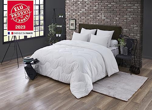 DODO Produkt des Jahres 2023, temperierte Steppdecke, 140 x 200 cm, für Einzelbett, sehr weich, recycelt, maschinenwaschbar bei 40 °C