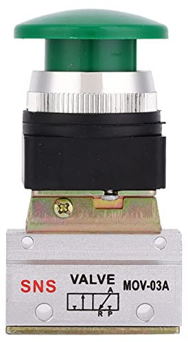 Druckknopf pneumatisches Mechanisches Ventil 2 Positionen 3 Wege pneumatisches Momentan mechanisches Ventil Grüne Pilz Druckknopfschalter Magnetventile
