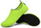 SAGUARO Escarpines Hombre Zapatillas de Agua Mujer Zapatillas Playa Secado Rápido Zapatos Agua Antideslizantes Calzado para Natacion Surf Acuaticas Piscina Verde Amarillo Gr. 40/41 EU