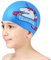 AOMIG Gorro Piscina Niña, Lindos Gorro Natacion Niña de Unicornio Cómodos y Elásticos, Swimming Cap de Silicona Impermeable e Hipoalergénico, Gorro de Baño para Niñas, Niños para Cabello Largo y Corto