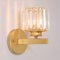 Moderno Aplique De Luz De Pared De Cristal, Lámpara De Pared De Cristal De Oro E27, Para Dormitorio Junto A La Cama Pasillo De La Sala De Estar Iluminación Del Comedor
