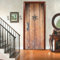 Sticker Porte Poster Porte en bois vintage Papier Peint Trompe l'oeil Pour Salon Chambre Décoration De La Maison Stickers Muraux Imperméable Stickers Amovibles 83 x 204cm