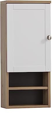 Schildmeyer Hängeschrank Jesper 155981, Artisan Eiche/weiß matt, 30,3 x 16 x 70 cm