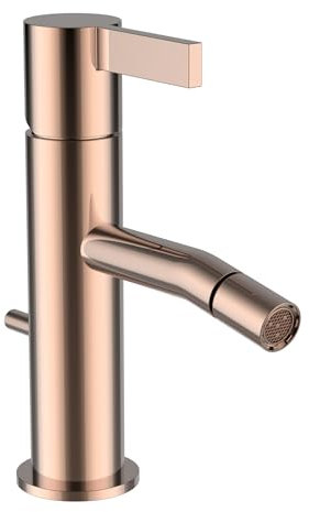 LAUFEN Kartell Einhebel-Bidetmischer, ohne Ablaufventil, mit Zugstange, Ausladung 110mm, 0, H3413310821031, Farbe: Rosegold