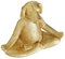TOPPERFUN Yoga-hundeschmuck Tisch-Zen-Tier Feng-Shui-Statue Zen-Tier-Yoga-Figur Tierrasendekor Yoga-hundefigur Hunde-Buddha-Statue Buddha-Hund Sitzt Zen-Garten-dekor Bohemien Harz Haustier