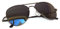 Sonnenbrille Pilotenbrille Fliegerbrille Pornobrille Brille TOP GUN Neu! (Gil 2 Anthrazit Dunkel)
