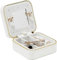 Schmuckschatulle, Schmuckschatulle, Schmuckaufbewahrungsbox, Schmuckschatulle, Schmucketui, PU, ​​kleine Schmuckschatulle, verspiegelt, Schmuck-Organizer, Ringe, Ohrringe, Schmuck, Ringetui, Schmuckha