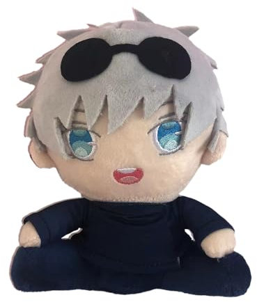 Xinchangda Gojo Satoru Figur Anime Kissen 20cm Weiches Kopfkissen Anime Charakter Deko-Kissen Sofa Dekoration Home Dekoration Sofa-Kissen