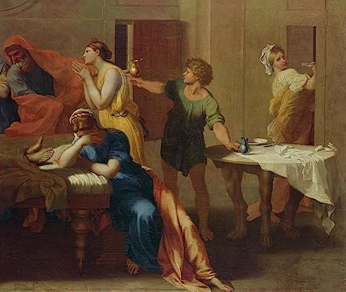 VsoxA Berühmte Gemälde Kunst Poster Leinwand Retro Poster Vorbei Am Ölbild Von Nicolas für Schlafzimmer Home Decor 60x90cm