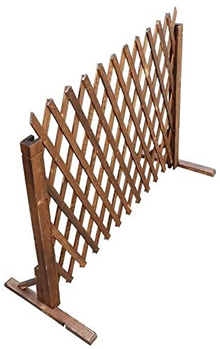 Unsichtbarer Zaun für Hunde, Gartenzaun, einziehbares Klettergerüst für Gartenpflanzen, multifunktionaler Haustierzaun aus Holz, Sichtschutzbarriere für den Außenbereich, karb