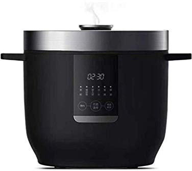 Olla para cocinar, sartén fácil Limpiar, Olla cocción Lenta eléctrica, Temperatura Ajustable, guisos y Salsas, Panel táctil, Apagado automático, Antiadherente