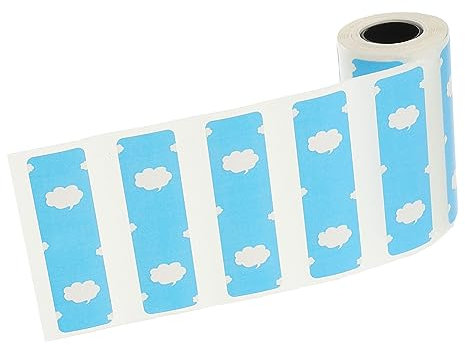 TEHAUX 1rolle Farbige Thermopapierrollen Für Sofortdruckkameras Klebefähig Hohe Haltbarkeit Für Büro Und Zuhause