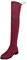 Gli Stivali Comfort Stivali Lunghi Sopra Le Donne Tacchi Stivali Scarpe Ginocchio Inverno Stivali Da Donna Sopra Il Ginocchio Stivali Camoscio Tan, Rosso, 40 EU