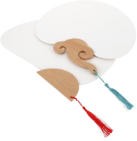 MUSISALY Handfächer Aus Chinesischem Kunstpapier Handwerklich Gefertigt Zum Zeichnen Und Für Dekorative Zwecke Zufällige Farbe