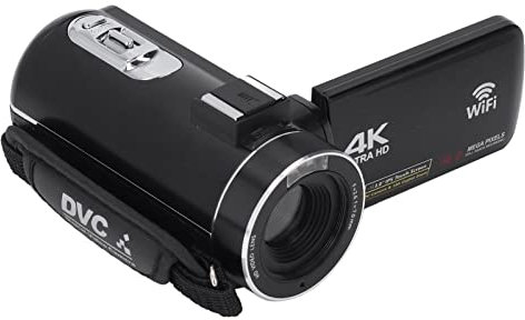 4K Ultra HD Digital Camcorder with 18x Digital Zoom, 3 Inches IPS Color Touch Display, Portable DV