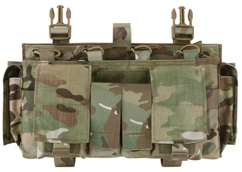 KRYDEX GEAR Tactical MF IV Placard 556 & 9mm Magazine Pouch SCARAB Plate Carrier Vest