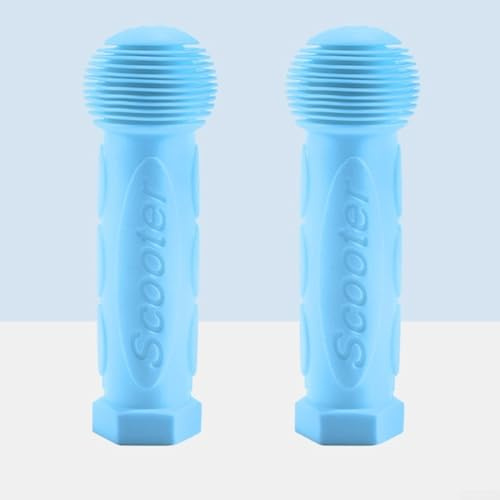 Empuñaduras de Manillar para Bicicletas y Patinetes de Niños, Impermeables y Fáciles de Agarrar (azul)