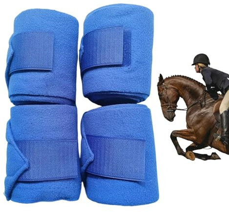 Bendaggi per Gambe Di Cavallo | 4 Pezzi Protezioni per Arti Anteriori, Morbidi Elastici da Equitazione Benda Anteriore per Equitazione Allenamento Competizione Passeggiata Esterna