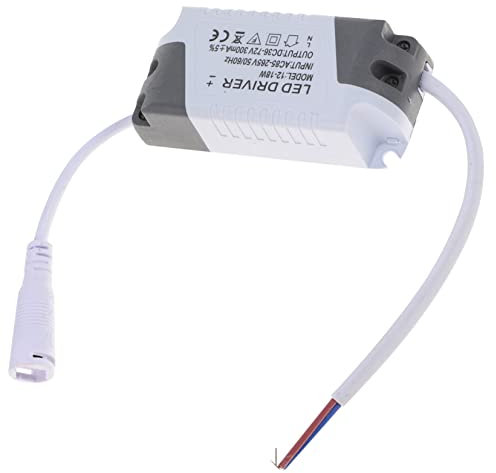 Gatuida Adaptador de Corriente LED Dc Driver de Voltaje para Tiras y Luces LED Regulador de Voltaje para Uso Interior Exterior