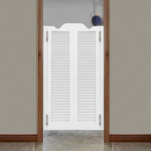 Porte battante Saloon avec charnières à fermeture automatique en pin - Porte battante - Pour couloir, cuisine - 104 x 61 cm