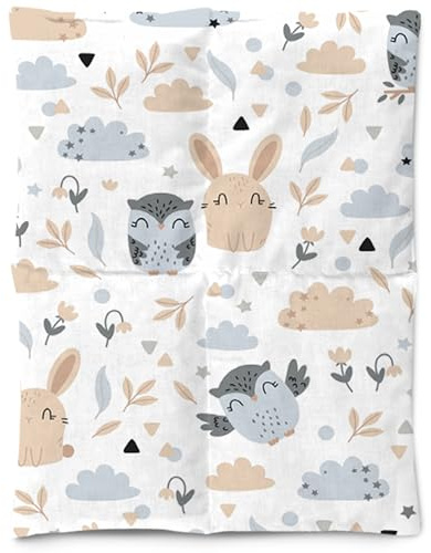 Amilian Kirschkernkissen 30x23 cm - Wärmekissen; Kältekissen mit 100% Kirschkernen - Körnerkissen für Mikrowelle - ideal für Nacken, Schulter, Rücken und Alltag - Siedlung