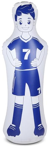 EFUTURETIME Mannequin de Football Gonflable, Mannequin d'Entraînement Football, Gardien de But Air, Mannequin Coup Franc Défenseur, pour Dribbler Passes Contrôle du Ballon