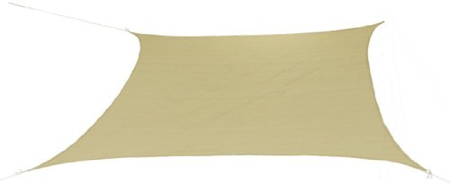 10T Patterson quadratisches Tarp 3,6x3,6m Sonnensegel wetterbeständig atmungsaktiv 90% Verschattung
