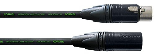 Cordial BLACK Microphone Cable (XLR Female/XLR Male) CRM 1,5 FM-BLACK
