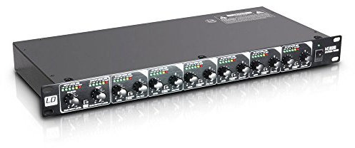 LD Systems MS 828-8-Kanal Splitter/Mixer, 19, schwarz