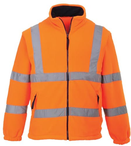 Portwest F300 Reflective Durable Hi-Vis Fleece Orange, 4X-Large