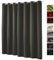 heimtexland ® XXL Ösenschal Verdunkelung HxB 245x275 cm Thermovorhang Verdunkelungsgardine Extra Breit Schwarz Typ139