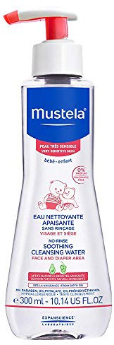 Mustela Eau Nettoyante Apaisante Peaux Tres Sensibles, 300 ml