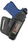 VlaMiTex IWB 5-5 Leder Holster für PPK Walther PPKS Verdeckte/Versteckte Trageweise Schwarz