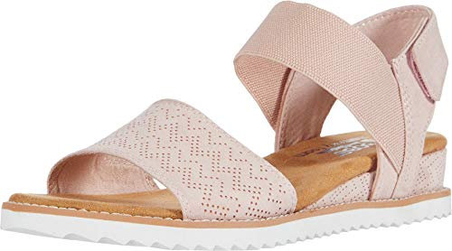 Skechers Desert Kiss Femmes Sandales Chaussures D'Été, Rose, 38