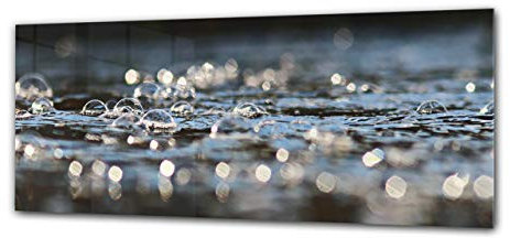 ConceptCrystal Glasbild 125 x 50 cm – Wasser 8