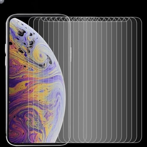 CHANYO Tempered Glass, Mobile phone tempered film 50 PCS 0.3mm 2.5D 9H Tempered Glass Film for iPhone 11 Pro Max Anti Blue Light Screen Protector Film