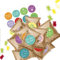 Logbuch-Verlag 24 mini Geschenke Neujahr Gummibärchen mit Sprüchen Motivation Freundschaft Gästegeschenk 7 x 9 cm