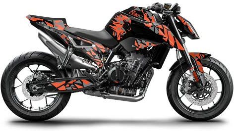 ARider Dekor für KTM Duke 790 19-20 - Prism Edition Grau (Orange)