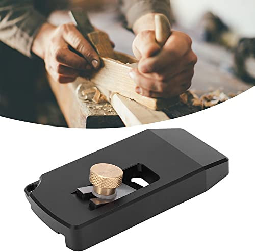 Fafeicy Kantenschneider für die Holzbearbeitung, Aluminiumlegierung + Schnellarbeitsstahl Kantenschneider mit Ring, kann die Tiefe der Klinge einstellen, für PVC-Sperrholz Melamin, ABS, Furnier