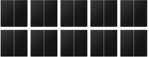 Jung Wippe f. Serienschalter Graphitschwarz Matt Serie A Flow: 10x Wippe Serie A595SWM