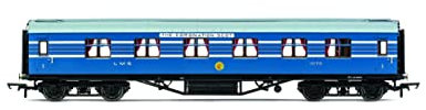 Hornby Coach Car - R40053 LMS, Stanier D1960 Coronation Scot 57' FK, 1070- Era 3 Train Toy, 00 Gauge Carriage for Train Set, Rolling Stock Models for Adults - 1:76 Scale Model Gift