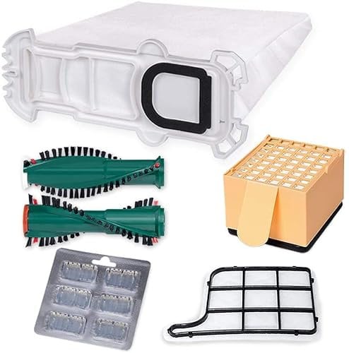 PRIMEBAG - SPARSET - 24 Staubsaugerbeutel + Ersatzbürsten + Filterset + Duftstäbchen kompatibel mit Vorwerk Kobold 135 136 EB 350 351 - Bestleistung beim Saugen (A: Sparset)