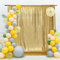 Eternal Beauty Goldene Pailletten-Hintergrund, Fotografie-Hintergrund, Party-Vorhang, 2,4 x 3,4 m