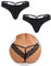 ohmydear Brazilian Slip Damen mit Spitze Sexy String Tanga für Frauen Verstellbarer Band Slips Erotische Höschen Große Größen Unterwäsche Tangas Strings