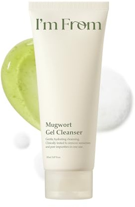 I'm from Mugwort Gel Cleanser 150ml, Mugwort extract 60%, Korean cleanser, natural, herbal, calming, soothing, micro cleansing
