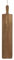 Mica Decorations Capri Servierbrett - L90 x B18 cm - 100% FSC Mango Holz - Braun