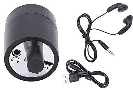 Lwuey Amplificateur de Bruit Fuite, Dispositif Écoute Audio Amélioré Mural Appareil Microphone Auditif Moniteur Conduite Eau Souterraine Précision Travers Murs Portes Conduites Porte Casque Pipelines