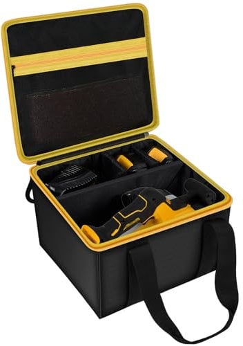 Peciue Bag Compatible with DEWALT 20V MAX* Belt Sander (DCW220B), Also for Skil 7510-01 120 Volt/for Wen 6321 7-Amp Corded, Cordless Orbital Power Tools Holder for Brushless Sanders (Case Only),
